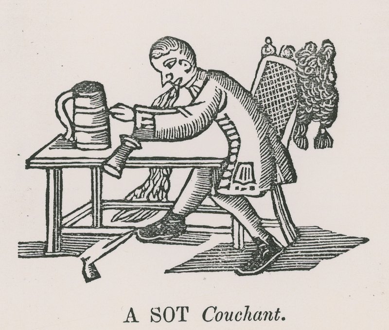 Un ivrogne couché - English School