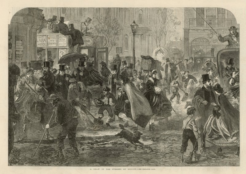 Dégel dans les rues de Londres - English School
