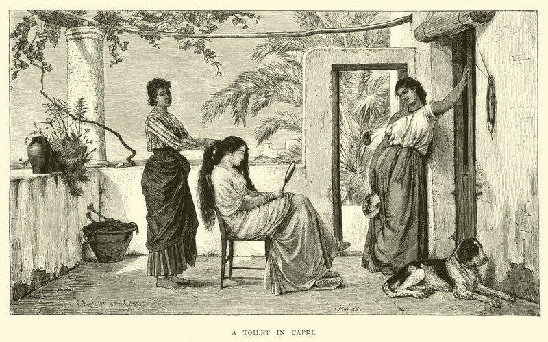 Une toilette à Capri - English School