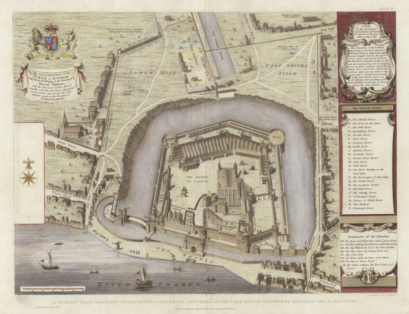 Un plan exact et fidèle des libertés de la Tour - English School