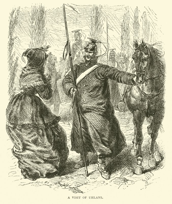 Une visite des uhlans, mars 1871 - English School