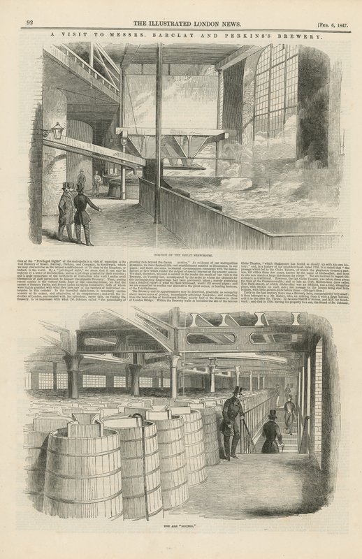 Visite à la brasserie Messrs Barclay et Perkins - English School