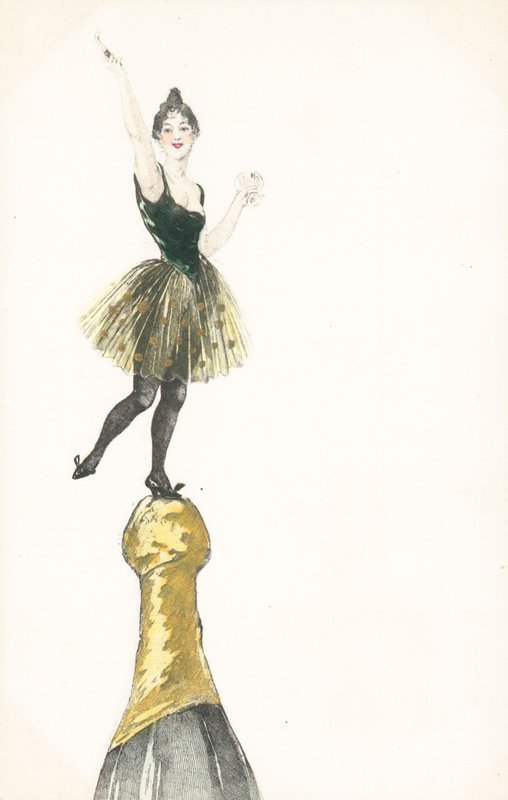 Une femme debout sur le dessus d