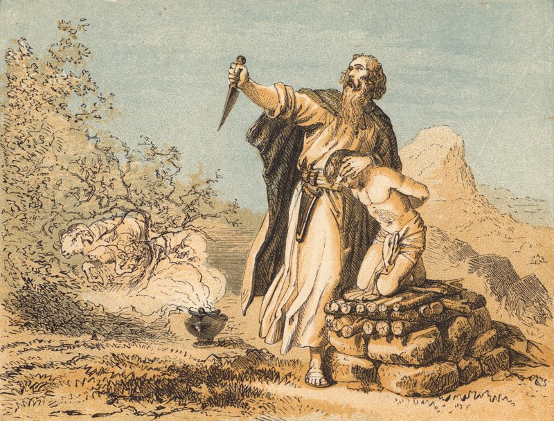 Abraham offrant Isaac - English School