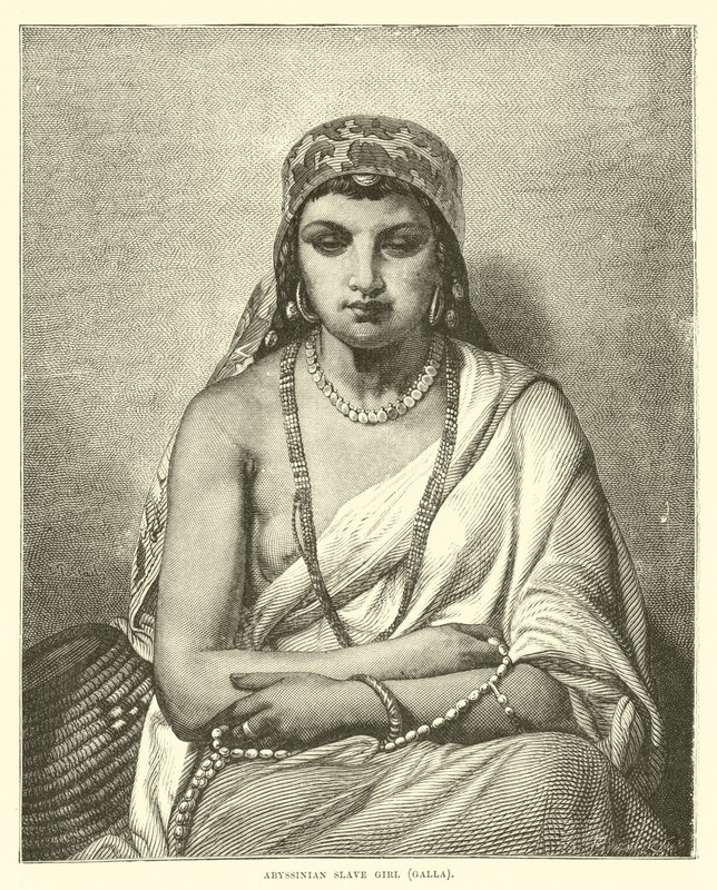 Esclave abyssinienne, Galla - English School