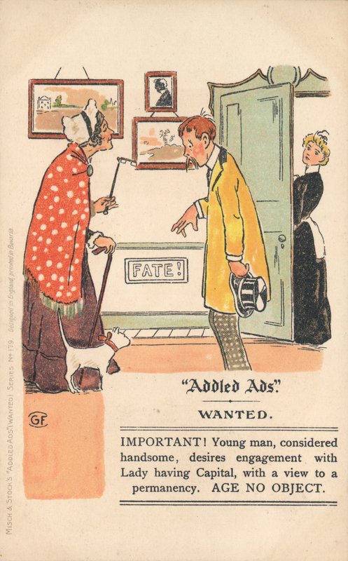 Carte postale Addled Ads - English School