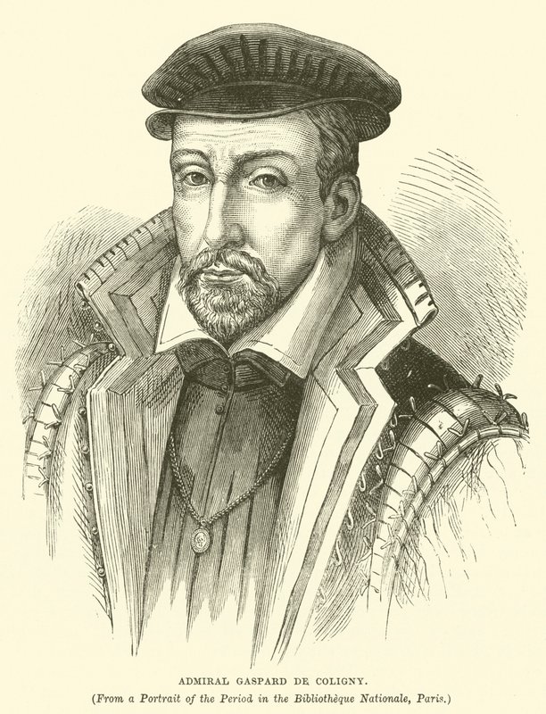 Amiral Gaspard de Coligny (gravure) - English School