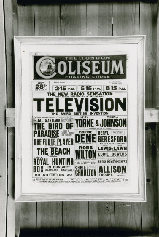 Publicité pour la nouvelle sensation radio : la télévision - English School