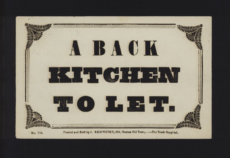 Annonce : Une arrière-cuisine à louer - English School