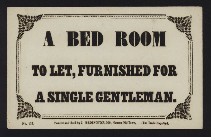 Annonce : Une chambre à louer, meublée pour un seul homme (type) - English School
