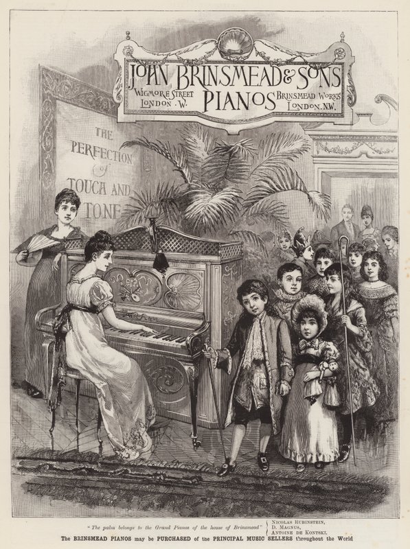 Publicité, Pianos Brinsmead - English School
