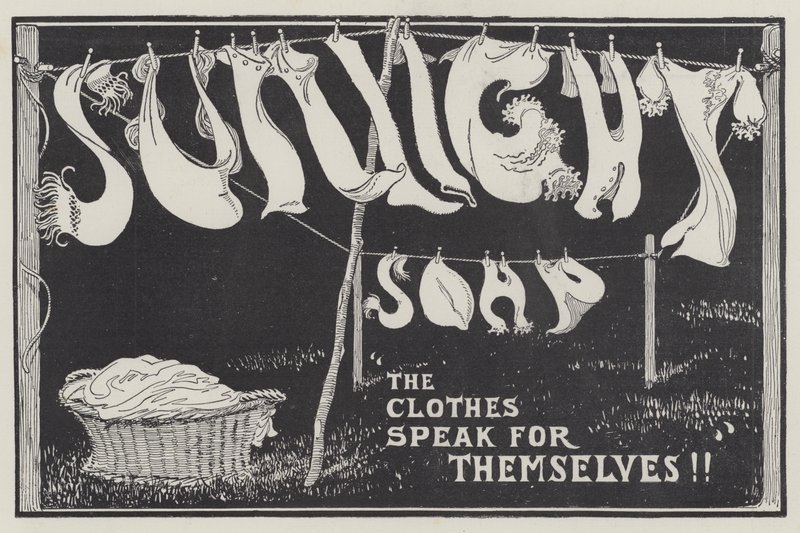 Publicité, Sunlight Soap (gravure) - English School