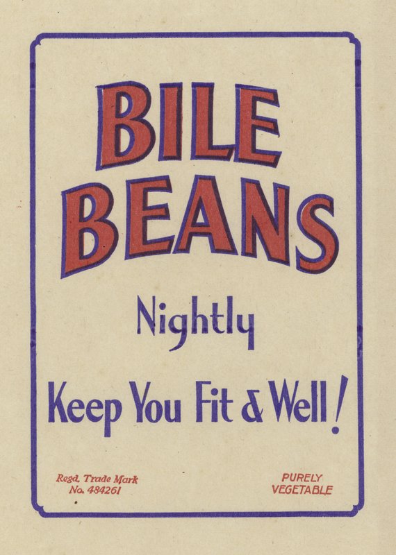 Publicité pour Bile Beans - English School