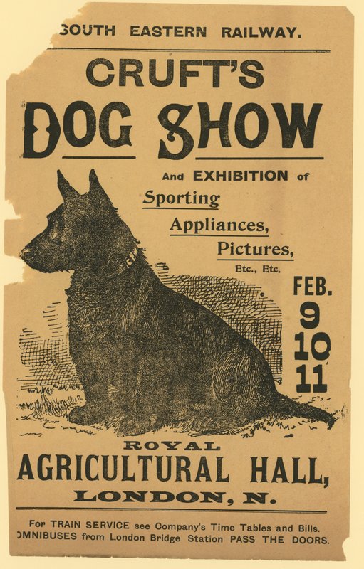 Publicité pour le Crufts Dog Show - English School