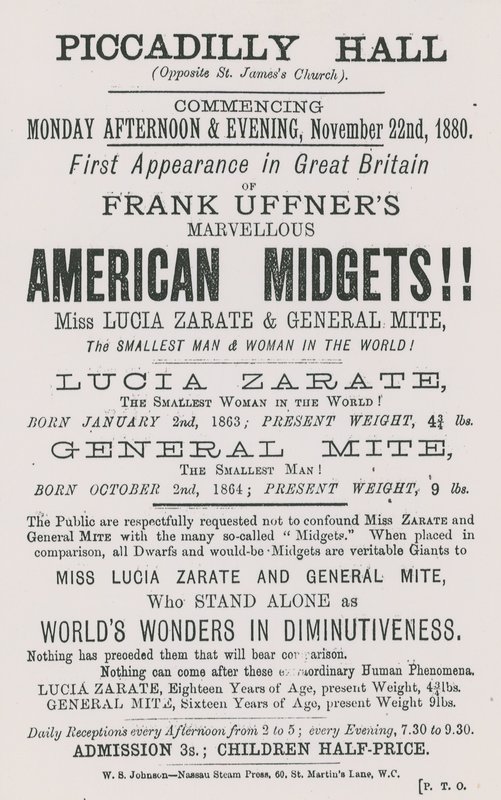 Publicité pour les nains américains de Frank Uffner - English School