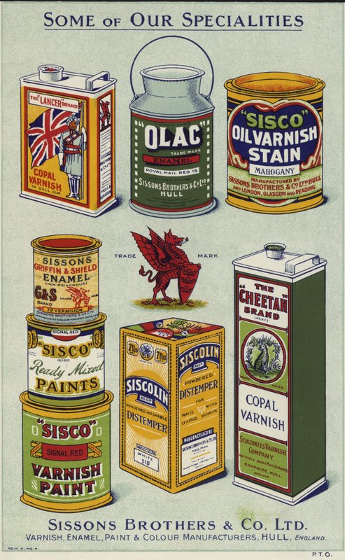 Publicité pour Sissons Brothers & Co Limited - English School