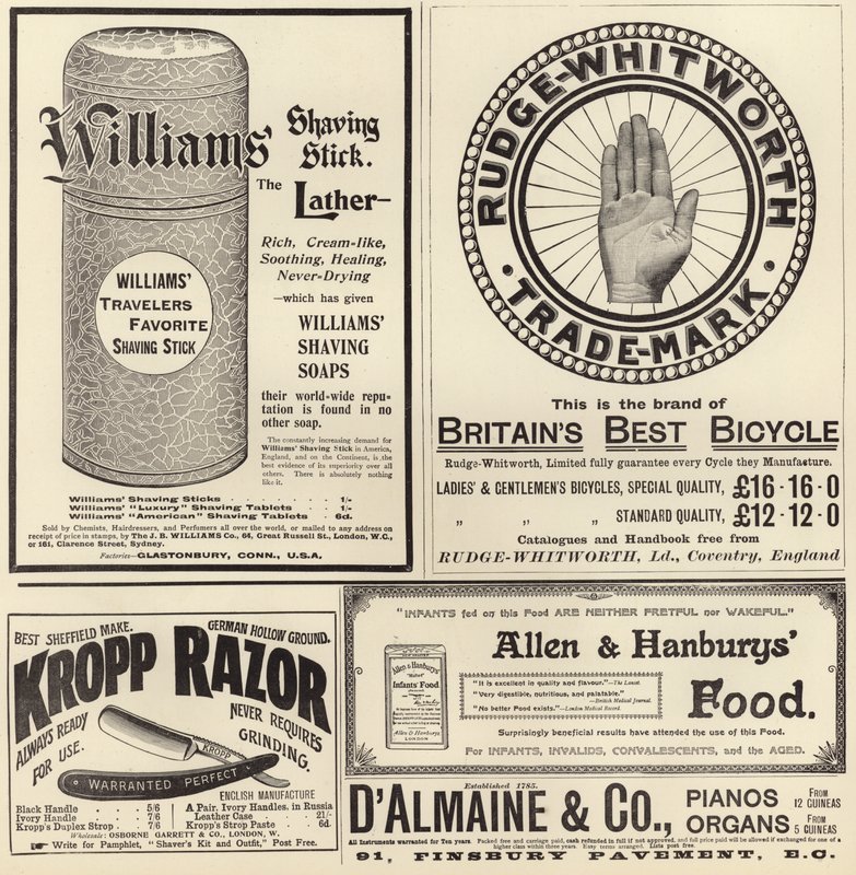 Publicité du numéro de Noël de The Graphic 1897 - English School