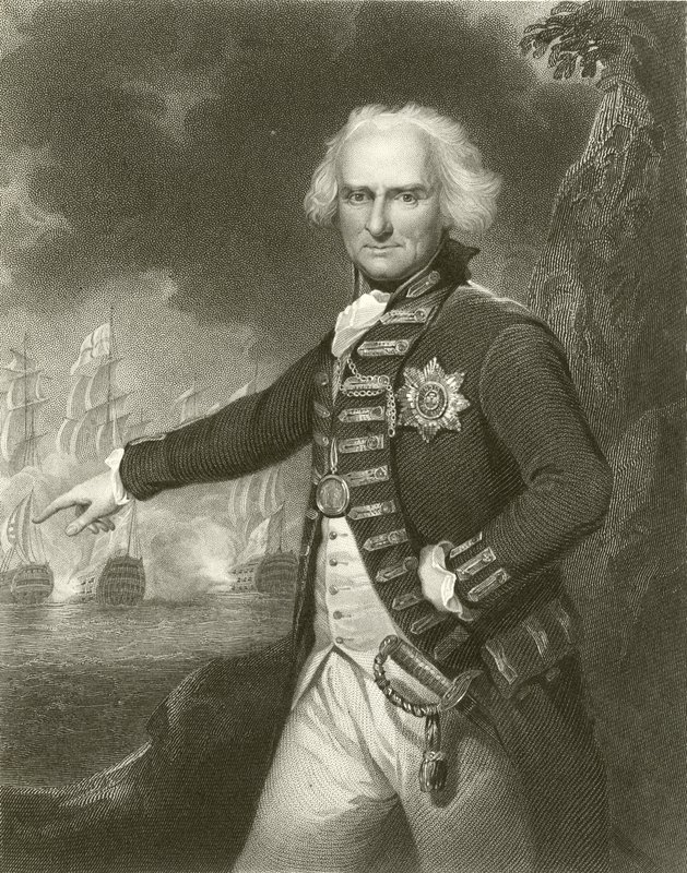 Alexander Hood, Vicomte Bridport - English School