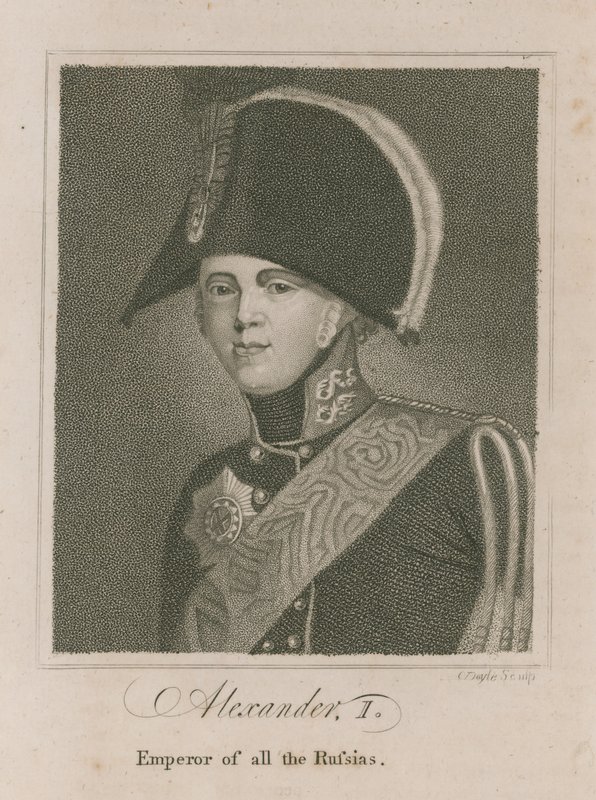Alexandre Ier, empereur de toutes les Russies - English School