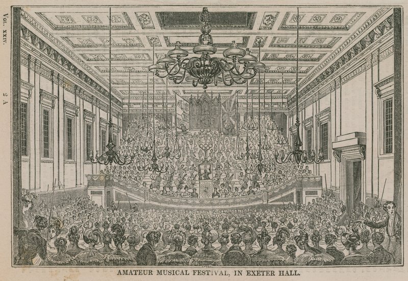 Festival musical amateur à Exeter Hall - English School