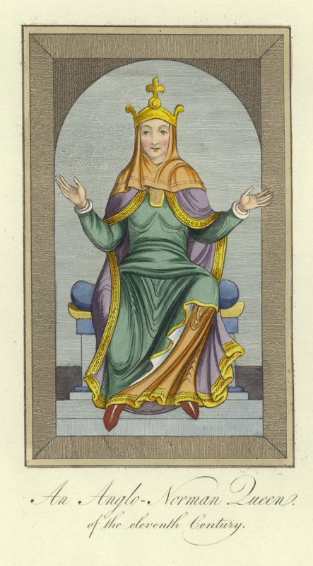 Une reine anglo-normande du XIe siècle - English School