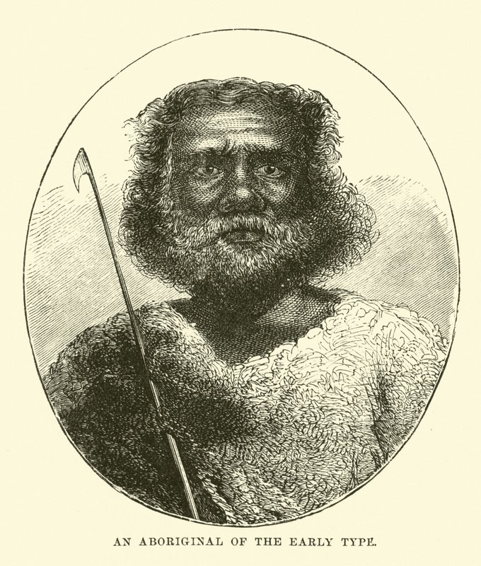 Un aborigène du type ancien - English School