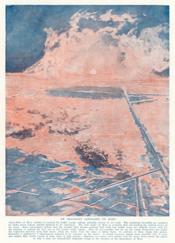 Un paysage imaginaire sur Mars - English School