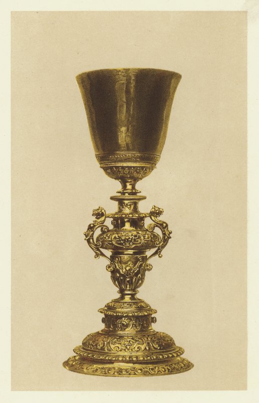 Ancien calice doré - English School