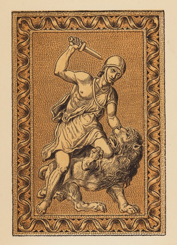 Rome antique : Fannius et le lion - English School