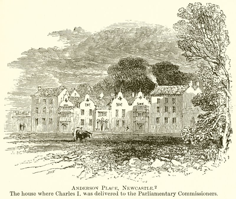 Anderson Place, Newcastle. La maison où Charles Ier a été livré aux commissaires parlementaires - English School