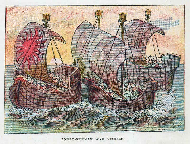 Navires de guerre anglo-normands - English School