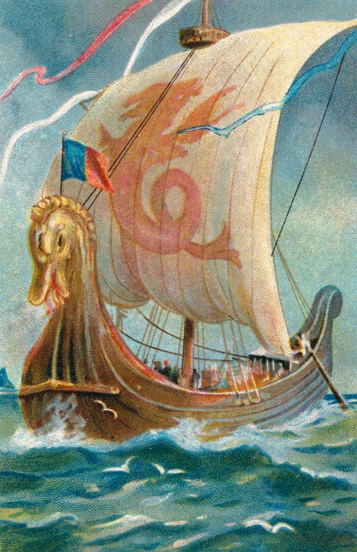 Navire Anglo-Saxon - English School