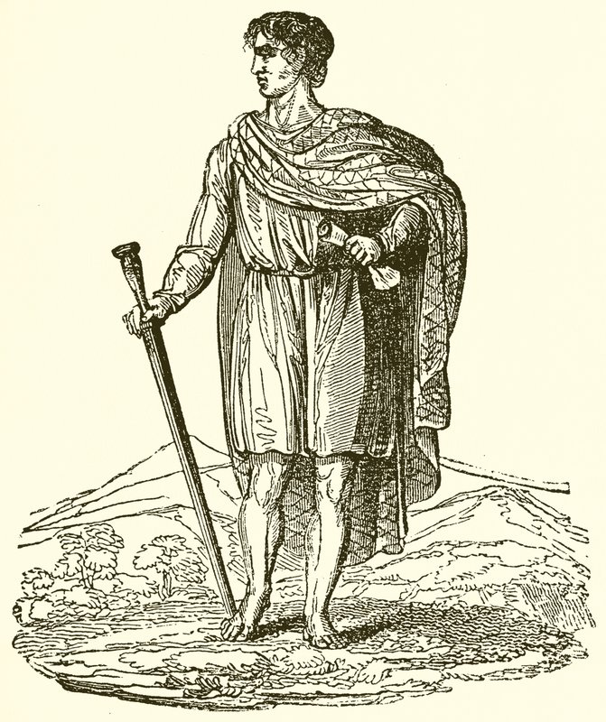 Homme Anglo-Saxon - English School