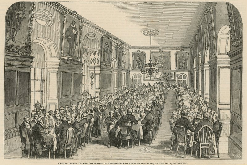 Dîner annuel des gouverneurs des hôpitaux Bridewell et Bethlehem - English School