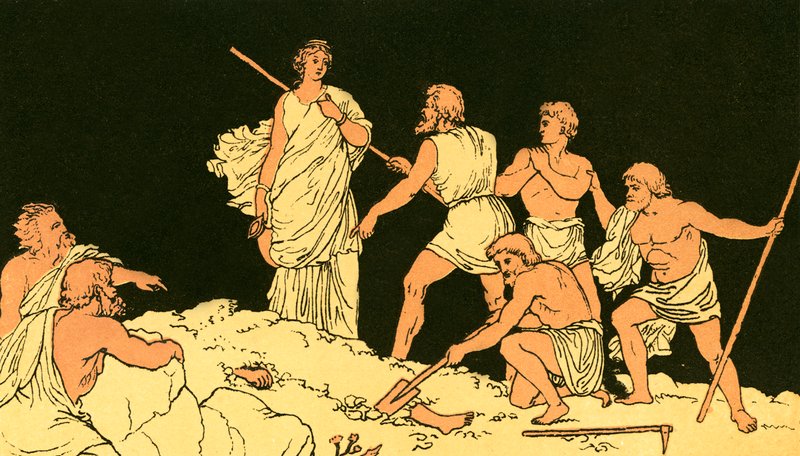 Antigone et le corps de Polynice - English School