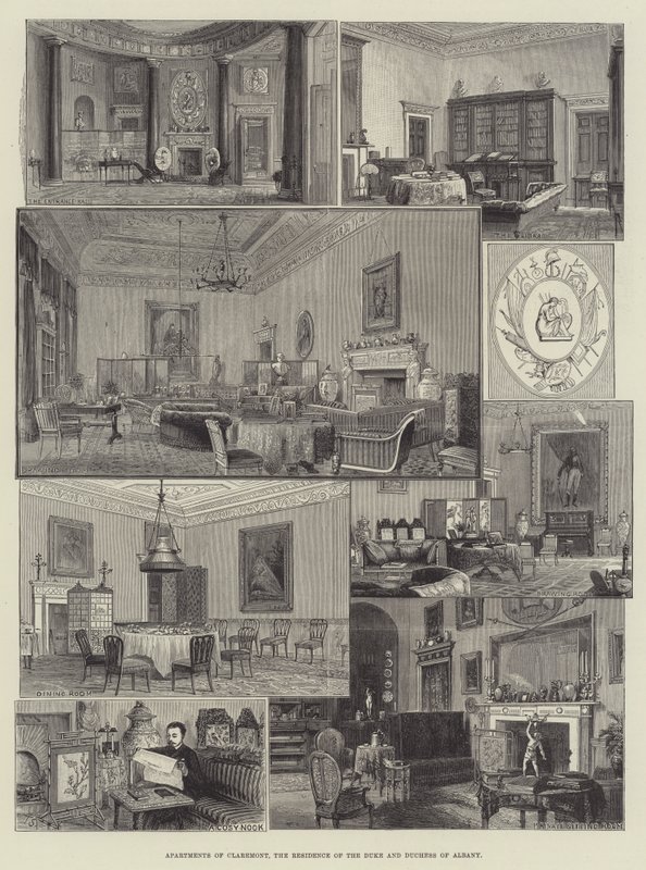 Appartements de Claremont, la résidence du duc et de la duchesse d