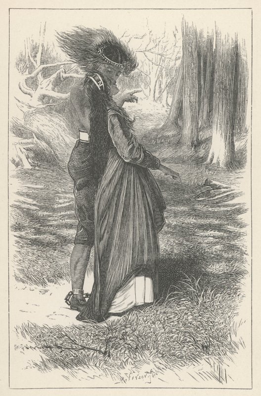 Aphra Behn, Oroonoko et Imoinde (gravure) - English School