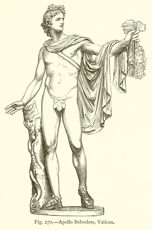 Apollon du Belvédère, Vatican - English School
