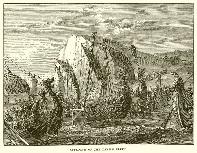 Approche de la flotte danoise - English School