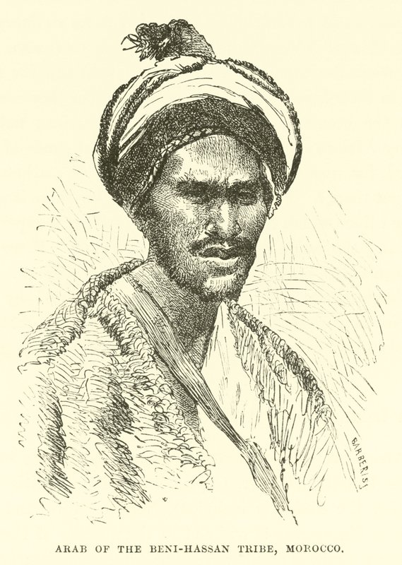 Arabe de la tribu Beni-Hassan, Maroc - English School