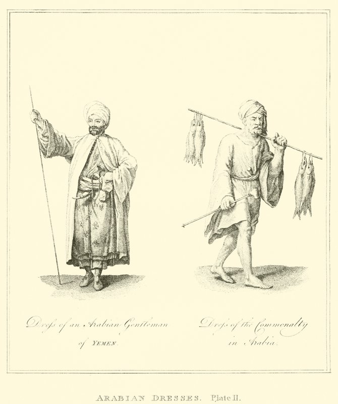 Costumes arabes (gravure) - English School
