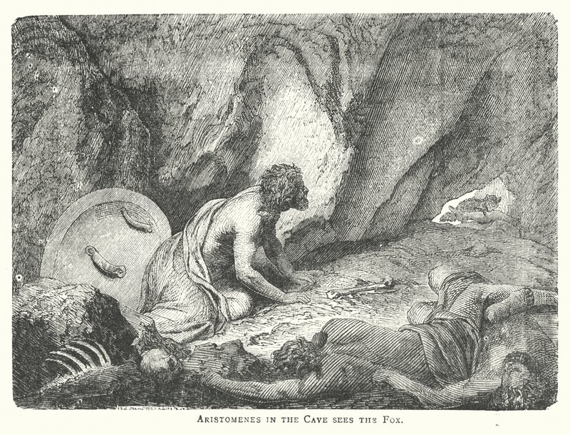 Aristomène dans la grotte voit le renard - English School