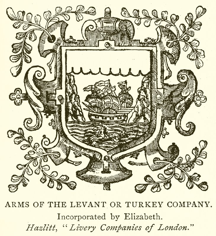 Armoiries de la Levant ou Turkey Company - English School