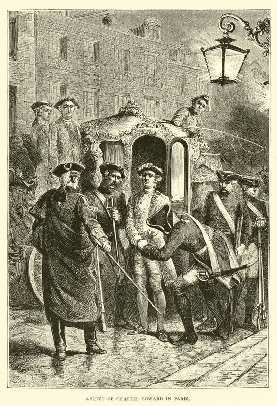 Arrestation de Charles Édouard à Paris - English School