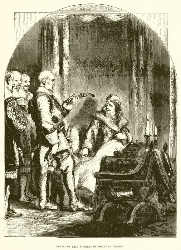 Arrestation du roi Charles par Joyce, à Holmby - English School