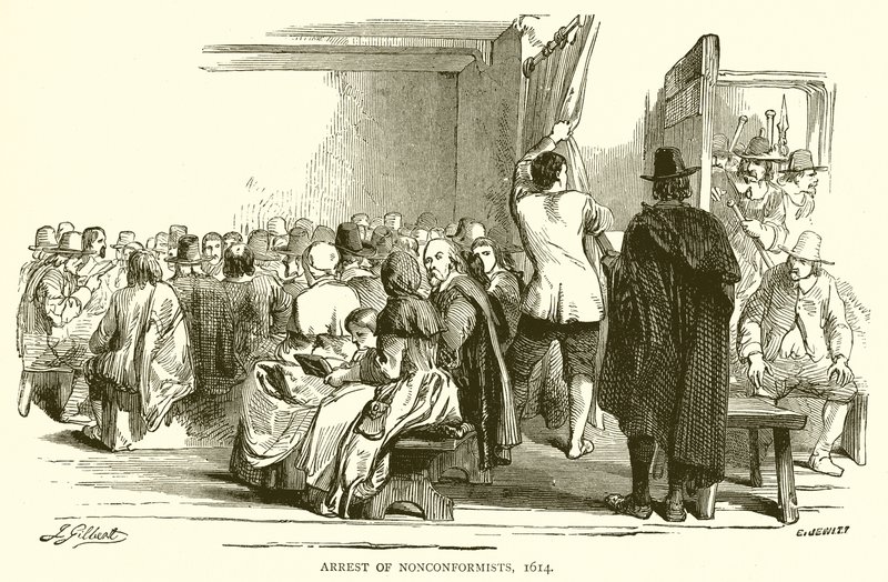 Arrestation des non-conformistes, 1614 - English School