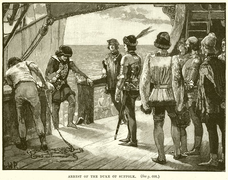 Arrestation du Duc de Suffolk - English School