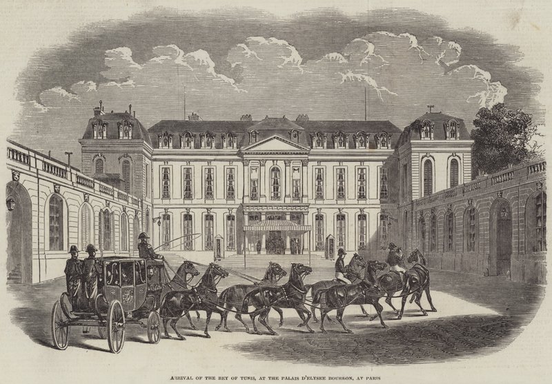 Arrivée du Bey de Tunis au Palais d