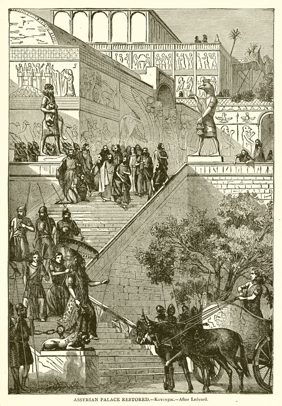 Palais assyrien restauré.--Kovunjik - English School
