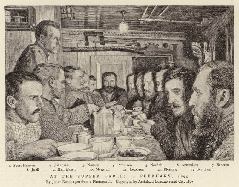 À la table du souper - English School